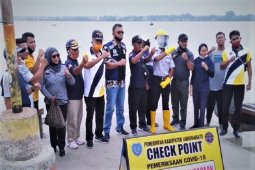 Dishub Labuhanbatu chek point wilayah pantai antisipasi COVID-19