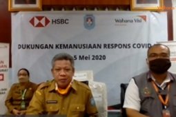 HSBC-WVI salurkan APD tenaga medis di tujuh kabupaten di Kalbar