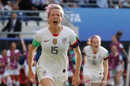 Kapten tim putri AS Rapinoe terkejut tuntutan kesetaraan gaji ditolak hakim