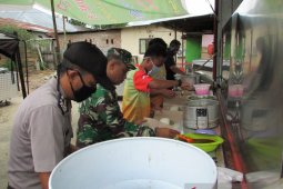 Kodim 1314 dan Polres Limboto siapkan dapur umum terdampak COVID-19