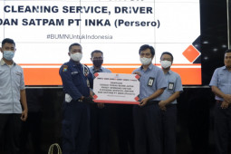 INKA Group salurkan bantuan sembako kepada warga terdampak COVID-19