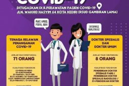 Pemkot Kediri buka lowongan relawan kesehatan COVID-19
