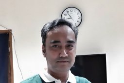 Tidak bisa mudik, karyawan HK isi waktu luang dengan menggambar wajah Didi Kempot