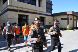 Sembilan orang komplotan begal motor di Sidoarjo dibekuk