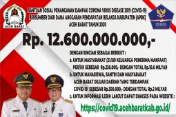 Penerima BLT COVID-19 Aceh Barat bertambah menjadi 21.159 KK