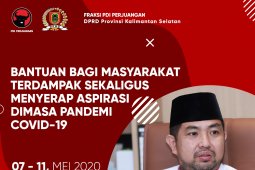 Wakil Ketua DPRD Kalsel Syaripuddin sambangi terdampak COVID-19