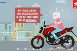 Begini postur berkendara yang aman