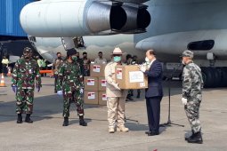 Prabowo kembali terima bantuan alkes dari China