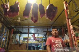 Harga daging sapi di pasar Indramayu masih normal
