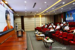 Sekda se Kaltim Ikuti Diskusi Penanganan COVID-19 KPK