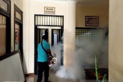 Polres Bangli lakukan "fogging" cegah demam berdarah
