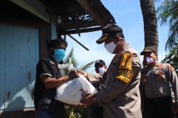 Polresta Banda Aceh salurkan 400 paket bantuan sosial COVID-19