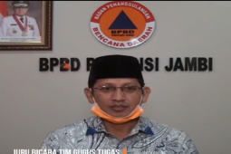 Hasil PCR 10 orang tanpa gelaja di Jambi positif COVID-19
