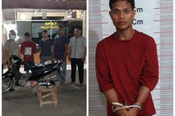 Pencuri 58 tablet milik SMPN 2 Bahorok Langkat diringkus Polisi