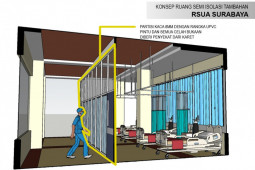 ITS-Unair rancang konversi ruang selasar RSUA jadi ruang isolasi pasien COVID-19