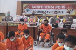 Polisi Kediri tangkap 31 pelaku tindak pidana selama April-Mei 2020