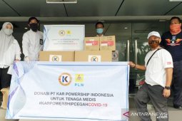 PLN dan KPI mendonasikan APD dan ventilator senilai Rp1 miliar