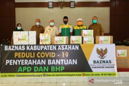 Baznas Kabupaten Asahan serahkan APD ke Gugus Tugas COVID-19