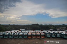 Bus AKAP tidak beroperasi