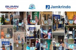 Jamkrindo donasikan bantuan untuk masyararakat terdampak COVID-19