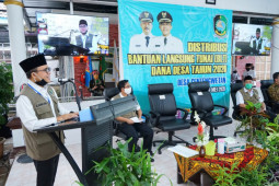 Gubernur Jatim pantau secara daring penyaluran BLT desa di Banyuwangi