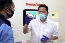 Menteri Erick Thohir kunjungi kesiapan laboratorium Bio Farma hadapi COVID-19