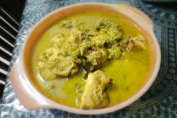 Menu Lebaran - ayam hijau