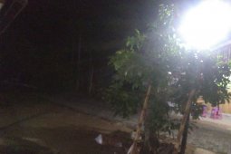Hujan lebat malam idul fitri di pedesaan batu benawa HST
