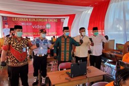 Remisi kepada 105.325  narapidana diumumkan lewat panggilan video