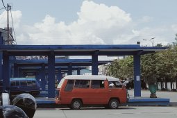 Penumpang di Terminal KM-6 Banjarmasin usai lebaran sepi