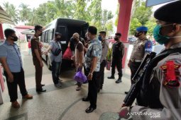 Berikut 10 Tahanan yang di pindahkan dari Polres HST ke Rutan Barabai