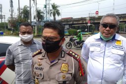 Sopir bajaj tersangka tabrakan dengan bus Transjakarta