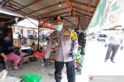 Kapolresta Banjarmasin pimpin pendisiplinan pasar jelang new normal