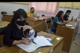 Tes wawancara calon siswa SMK lewat daring