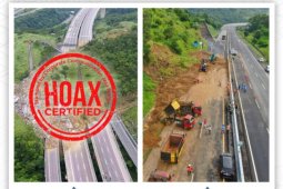PUPR mengimbau netizen abaikan foto hoaks longsor di Tol Semarang-Solo