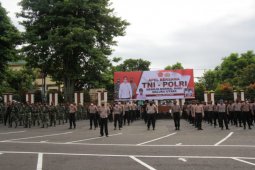 Polda Malut gelar apel jelang penerapan normal baru