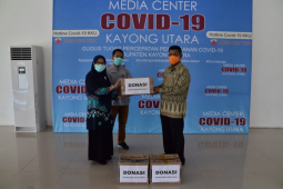 Bupati Citra terima bantuan untuk penanganan COVID-19 dari ASN