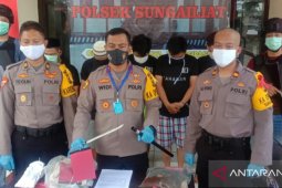 Reserse Polsek Sungailiat berhasil amankan lima pelaku kejahatan pidana di Bangka