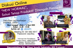 AJI Pontianak ajak masyarakat silahturahmi sambil diskusi tentang New Normal