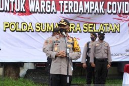 Polda Sumsel galakkan sedekah bantu para korban COVID-19