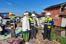 Doa bersama agar pembangunan jembatan grilya berjalan lancar