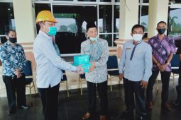 Pemkab Paser terima bantuan 5.000 masker dan 1 ton disinfektan  dari PT.Tihani