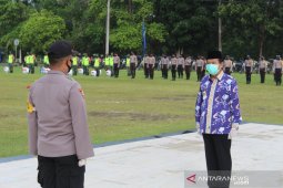 Pemkab Bangka Tengah gelar apel gabungan penegakan protokol COVID-19