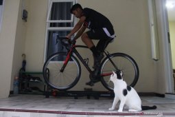 Latihan atlet sepatu roda hadapi PON Papua