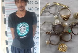 Curi emas dan uang orang tuanya, Uci ditangkap Polisi Pangkalan Brandan Langkat