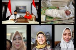 Wapres Ma'ruf Amin sambut kelahiran cucu ke-25 lewat telekonferensi