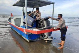 Satu unit boat tanpa ABK terdampar di pantai Aceh Timur