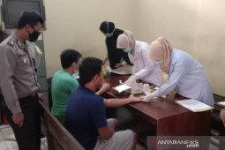 Belasan tahanan Polres Rejang Lebong jalani "rapid test"