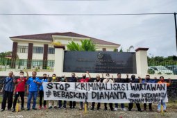 Sidang perdana jurnalis Diananta Putera digelar PN Kotabaru Kalsel
