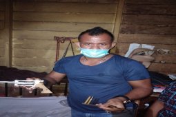 Pemilik senjata api yang diringkus Satreskrim Polres Langkat ternyata residivis narkotika